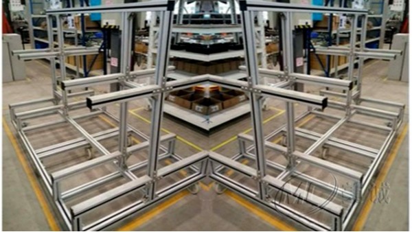 鋁型材可移動貨架