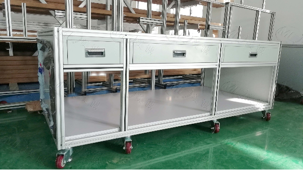 抽屜式鋁型材工作臺(tái) 抽屜式鋁型材工作臺(tái)
