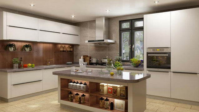 全鋁櫥柜-01（風格：現代；顏色：暖白）